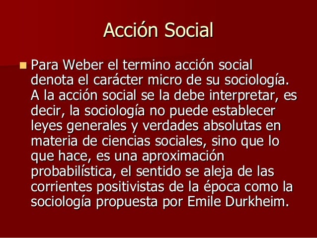 Max weber y su sociología comprensiva