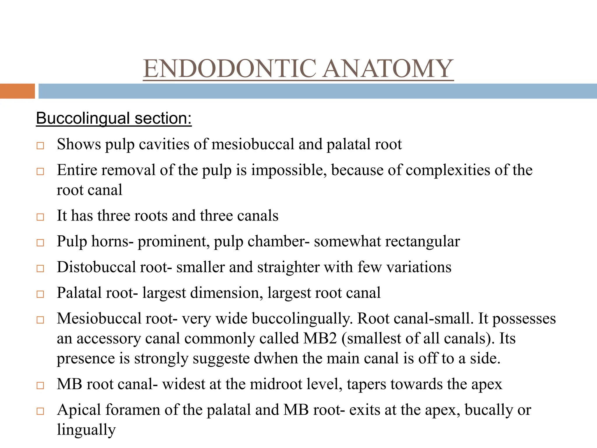 Permanent Maxillary First Molar of Oral Cavity | PPT