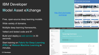 IBM Developer Model Asset eXchange | PPTX