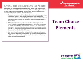 Team Choice Elements 