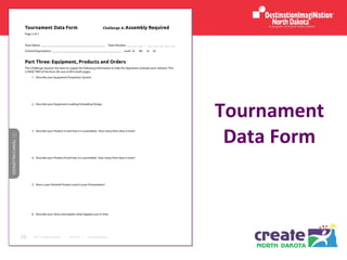 Tournament Data Form 