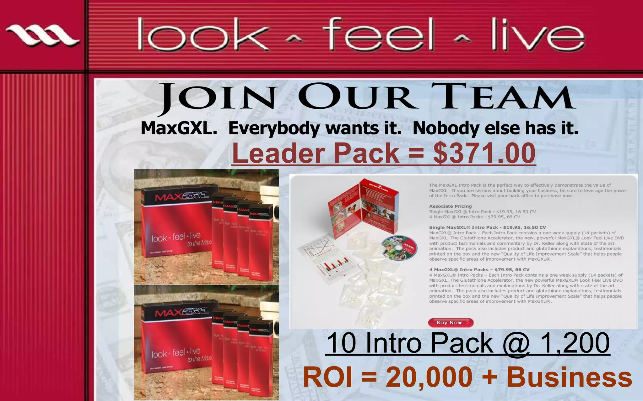 Max Gxl Comp Plan