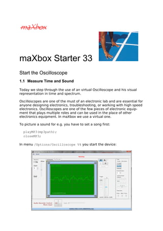 maXbox Starter 36
Start a Function Test
1.1 Measure Correctness and Stability
Today we step through the realm of testing and bug-finding and his visual
representation in metrics and audits.
The traditional approach to quality control and testing has been to apply it
after the development process completes. This approach is very limited as
uncovering defects or errors at a late stage can produce long delays with
high costs while the bugs are corrected, or can result in the publishing of a
low-quality software product.
Lets start with a first function and how to improve and test it:
function CountPos(const subtxt: string; Text: string): Integer;
begin
if (Length(subtxt)= 0) or (Length(Text)= 0) or (Pos(subtxt,Text)= 0) then
result:= 0
else
result:= (Length(Text)- Length(StringReplace(Text,subtxt,'',
[rfReplaceAll]))) div Length(subtxt);
end;
This function counts all sub-strings in a text or string. The point is that the
function uses another functions like Pos() and StringReplace(). Do we have
to test it also? No, but we need a reference value:
PrintF('CountPos: %d',[CountPos('max','this is max of maXbox a max numbermax')])
The result is 3, so we better extract our test-string in a constant:
Const TESTTEXT = 'this is max of maXbox a max numbermax';
PrintF('CountPos: %d',[CountPos('max',TESTTEXT)])
 