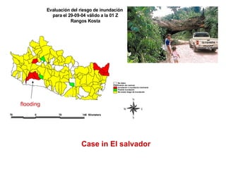 Case in El salvador flooding 