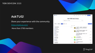 AskTUG!
Share your experience with the community
https://asktug.com/
More than 2700 members
 