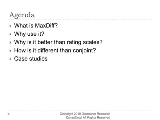 Max diff scaling for research access(4) | PPTX