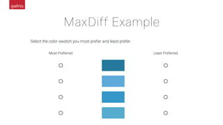 Qualtrics and MaxDiff Analysis: Understanding True Customer Preference ...