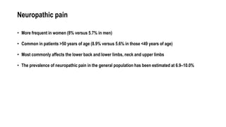 Management of neuropathic pain in combination | PPTX