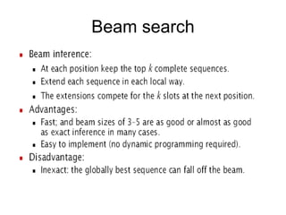 Beam search 