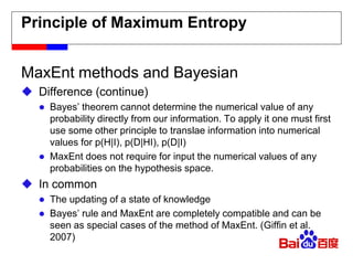 Principle of Maximum Entropy | PDF