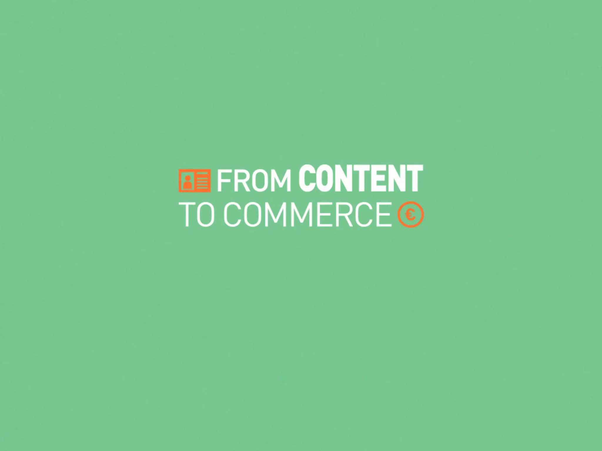 Presentatie Your Social: From content to commerce