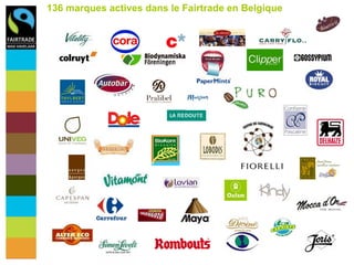 136 marques actives dans le Fairtrade en Belgique
 