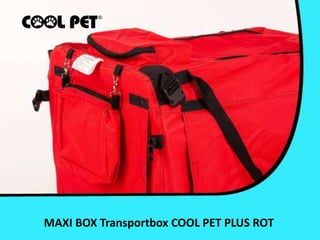 MAXI BOX Transportbox COOL PET PLUS ROT
 