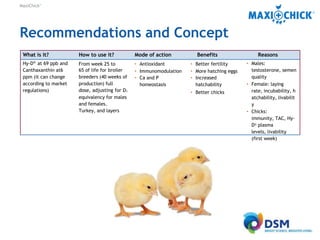 MaxiChick™ - Produce More & Better Chicks | PPTX