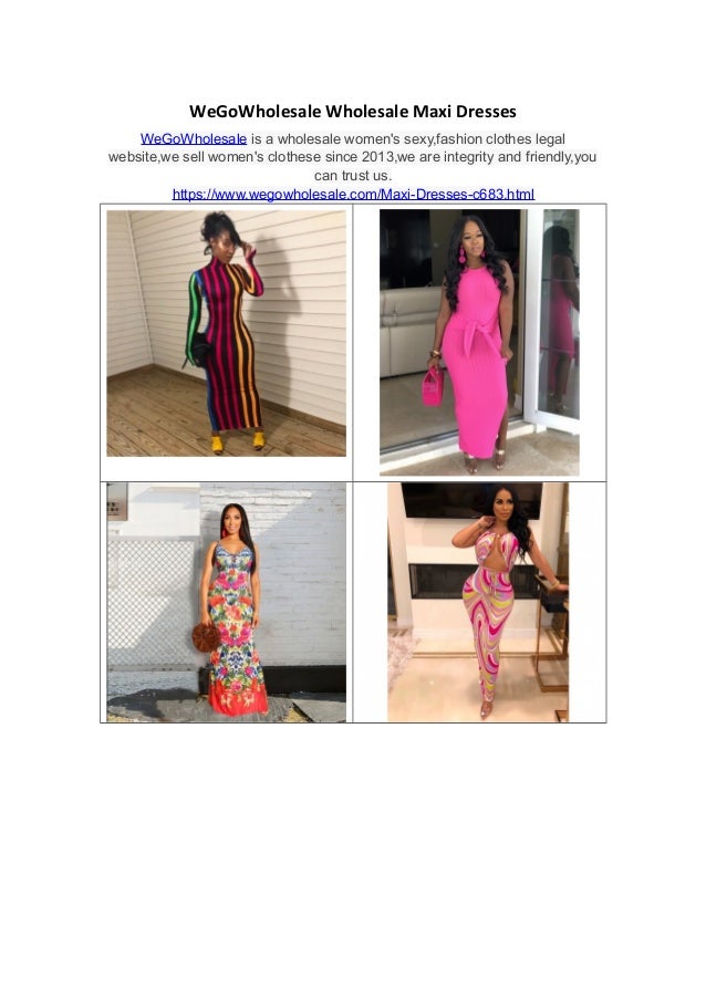 wholesale maxi dresses cheap