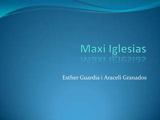 Maxi Iglesias<br />Esther Guardia i Araceli Granados <br />