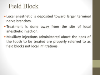 Maxillary anesthesia | PPTX