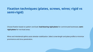 Semi Rigid Fixation Examples Classification of fractures of the upper jaw. Methods of osteosynthesis ...