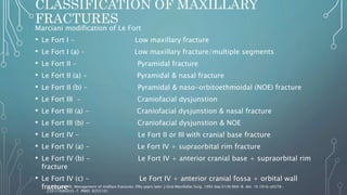 Maxillary fractures | PPTX