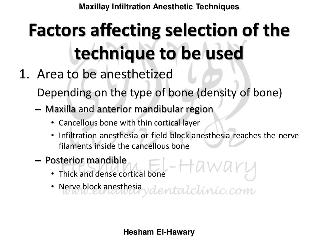 Maxillary infiltration anesthetic techniques (with photos)
