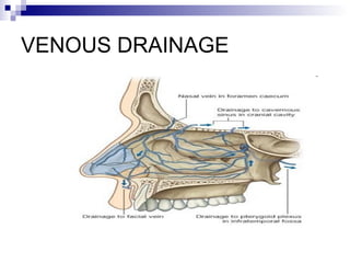 VENOUS DRAINAGE
 