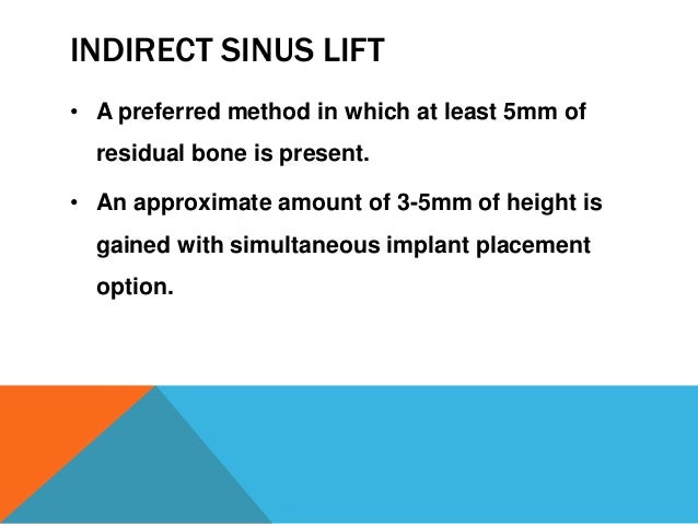 Sinus augmentation thesis picture