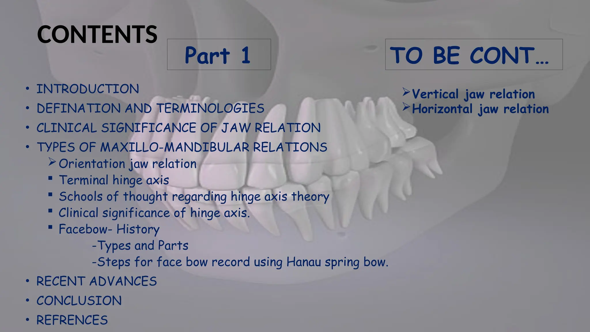 MAXILLO MANDIBULAR RELATIONS IN COMPLETE DENTURE PROSTHODONTICS | PPTX
