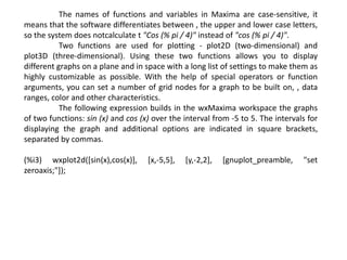 Maxima - minimalism in mathematics | PDF