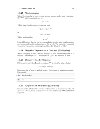 Numlog Maxima CAS an introduction | PDF