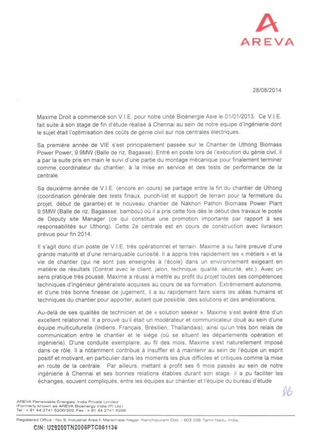 reference letter for managing director