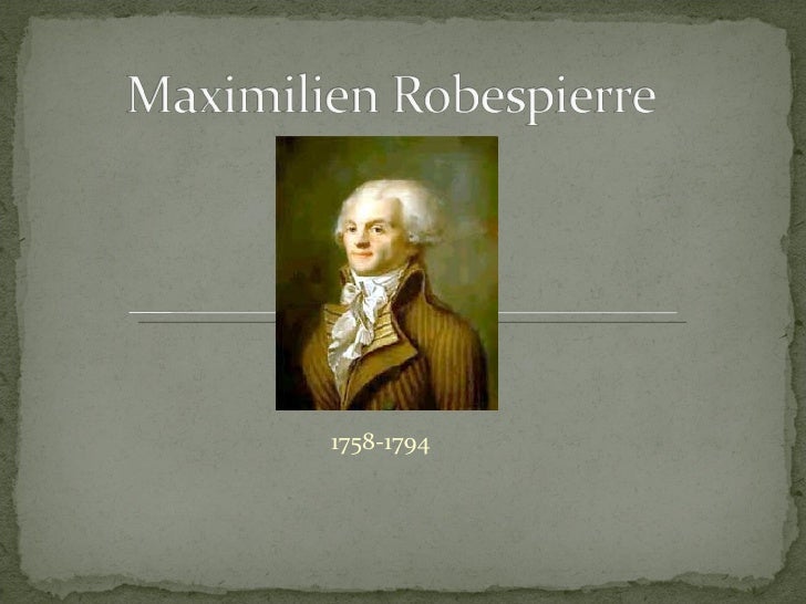 Maximilien robespierre
