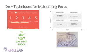 Do – Techniques for Maintaining Focus
 