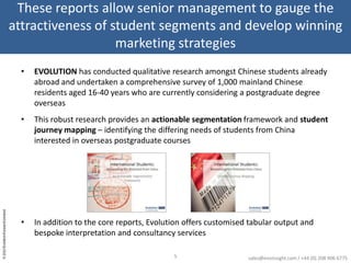 Over 30% of overseas students were currently dissatisfied with the value for money of their course1