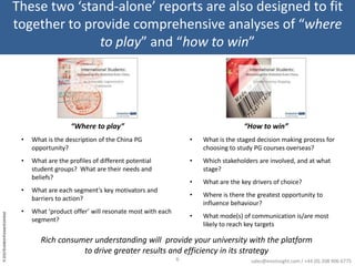 Provision of domestic education in China has increased rapidly in both capacity and quality – ensuring a new source of competition