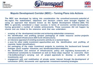 Maximising the social impact of infrastructure by moving from transport ...
