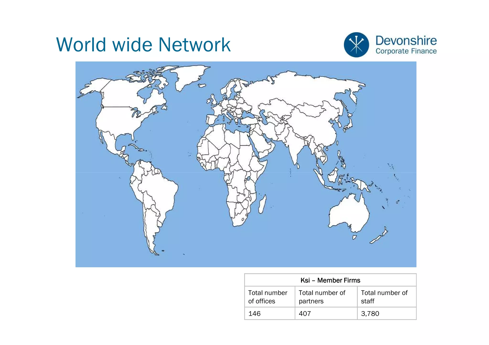 World wide Network




                                    Ksi – Member Firms
                     Total number   Total number of      Total number of
                     of offices     partners             staff
                     146            407                  3,780
 