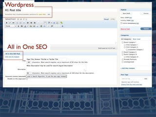 Wordpress




All in One SEO
 