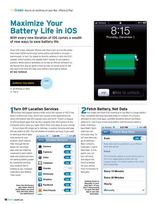 iPhone 4s: Maximize battery life