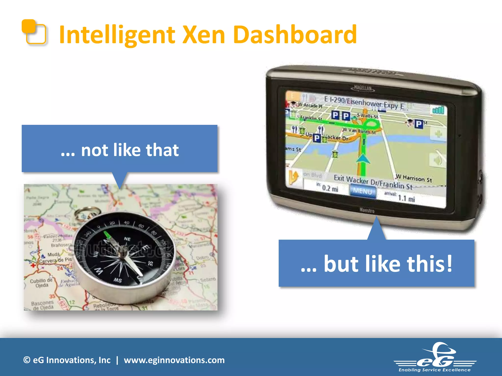 © eG Innovations, Inc | www.eginnovations.com
Intelligent Xen Dashboard
… not like that
… but like this!
 