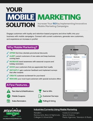 Maximize Mobile Marketing Solution