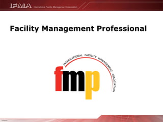 5 FM-focused learning opportunities in one!High-level Educational ProgramLeading industry experts present cutting-edge, never-before-heard educational content.	Two-day ExpoThe best solutions on the market for enhancing or improving facility operations.	Industry-specific Council ProgramIFMA Volunteer Leader ProgramIFMA Instructor-led CoursesFor those pursuing their FMP® or CFM® credentials.	