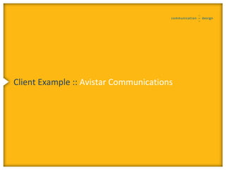 Client Example :: Avistar Communications
 
