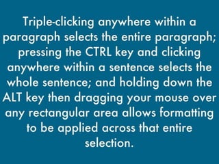 10 Tips To Maximize Your Use of Microsoft Word | PPTX