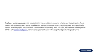 Maximizing Retail Potential with Location Data: Key Use Cases and ...