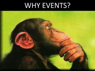 WHY EVENTS?
 