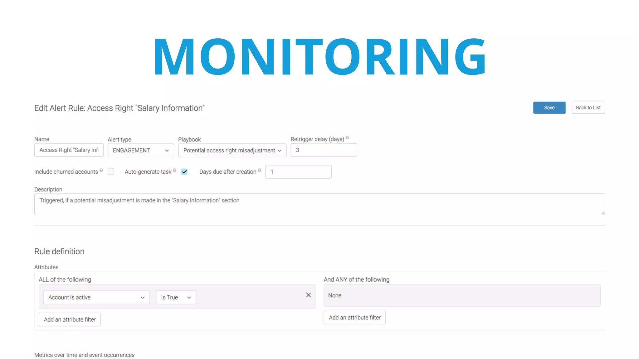 MONITORING
 