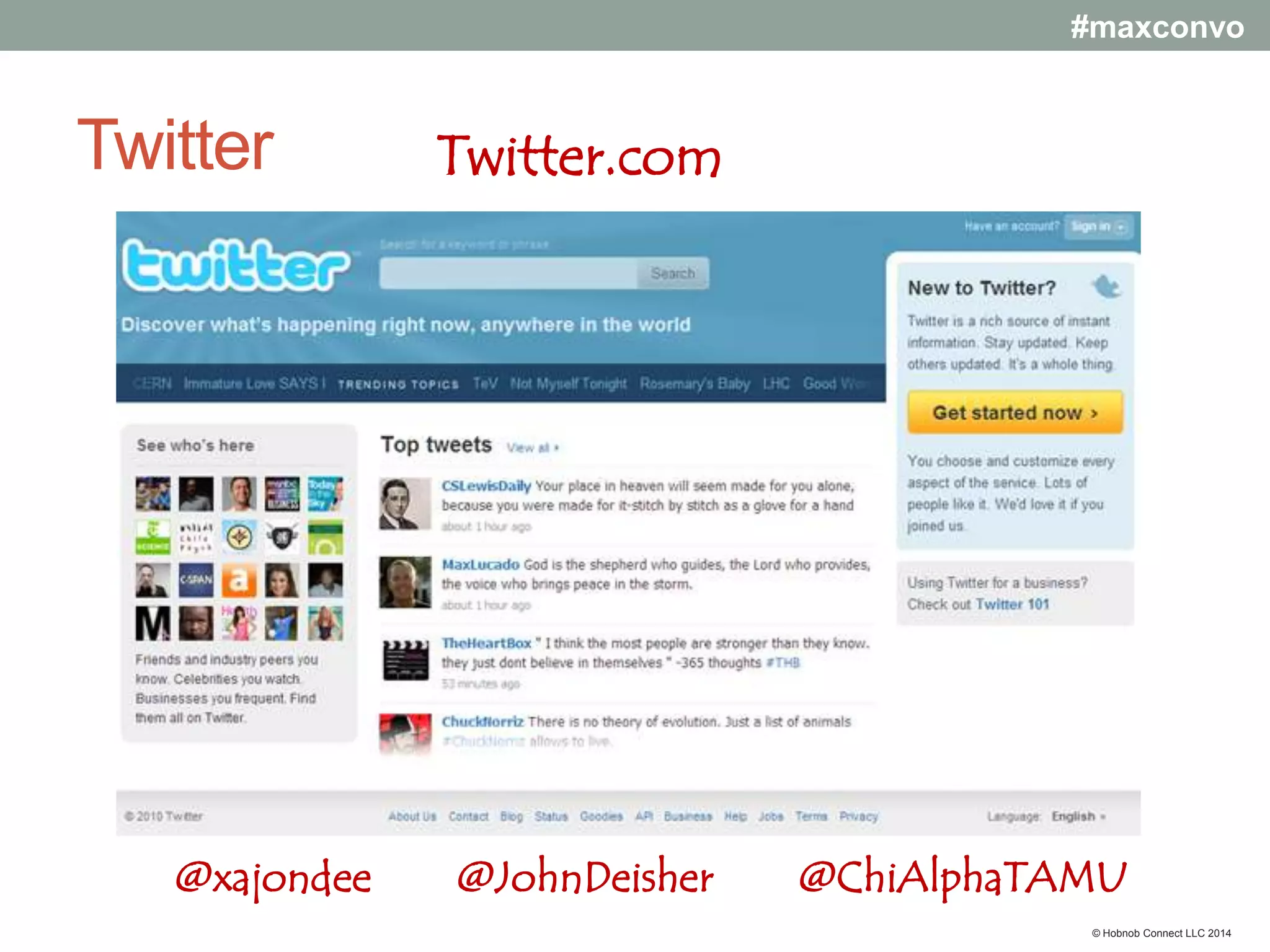 #maxconvo

Is Easter All About Eggs?
© Hobnob Connect LLC 2014

 