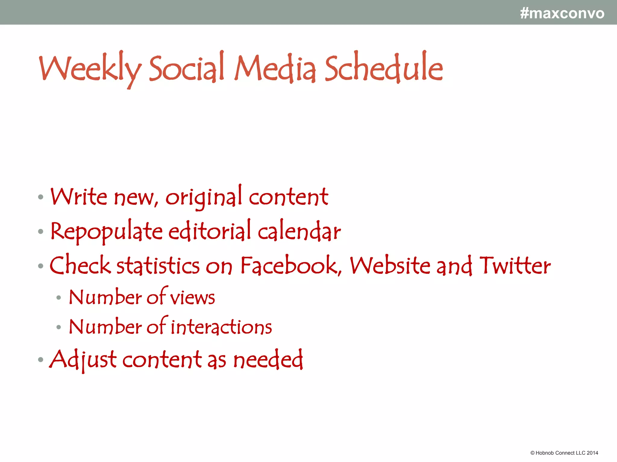 #maxconvo

Website

© Hobnob Connect LLC 2014

 