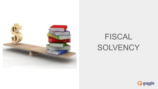FISCAL
SOLVENCY
 