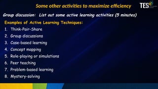 Maximizing Learning Efficiency in the English Classroom: Strategies and ...